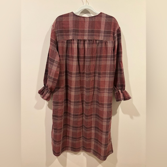 Reclaimed Vintage Burgundy Plaid Top - Picture 8 of 9